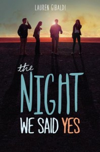 Book Cover for "The Night We Said Yes" by Lauren Gibaldi