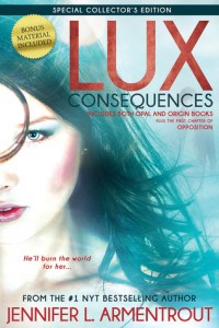Book Cover for "Consequences (Lux, #3-4)" by Jennifer L Armentrout